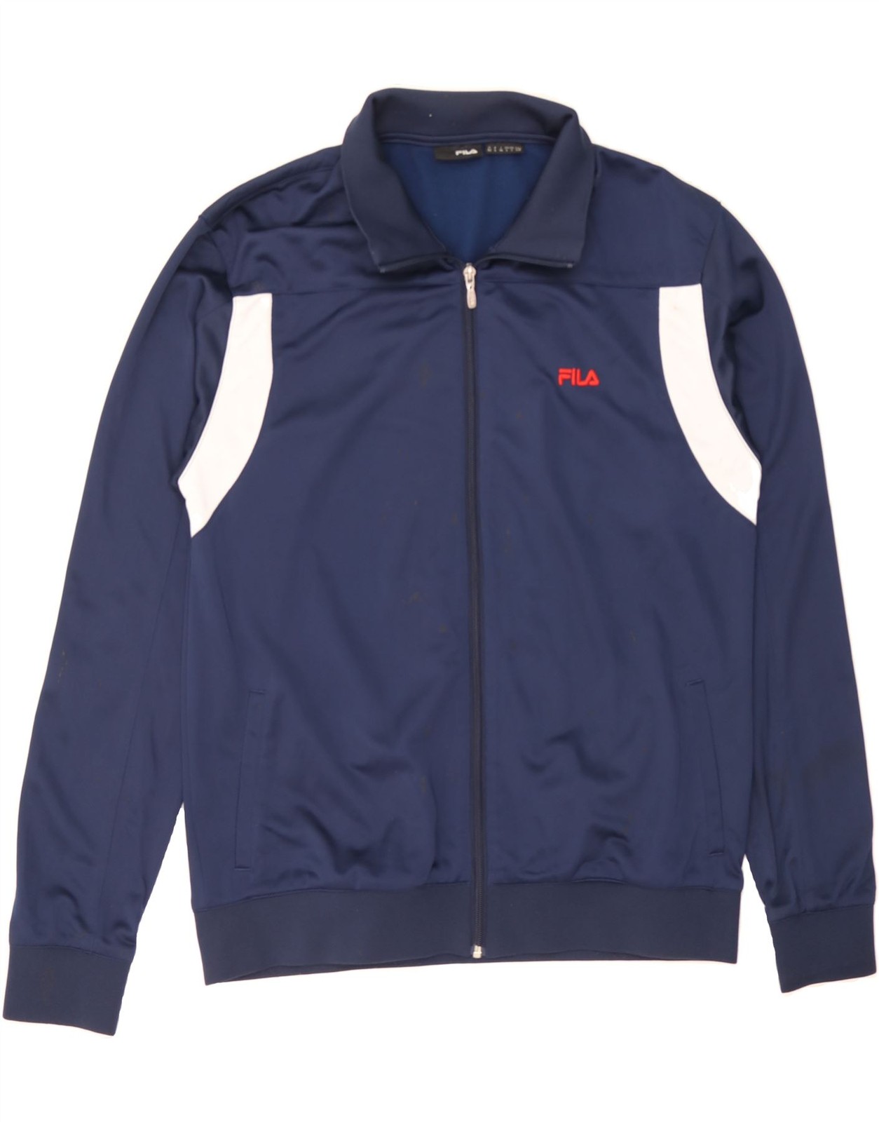 FILA tuta uomo top giacca grande blu navy colorblock poliestere BA06