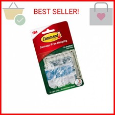 Command Outdoor Light Clips, 16 clips, 20 strips, Water-Resistant Adhesive (1701 0.69 per strip