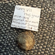 Henry V11 Half Groat