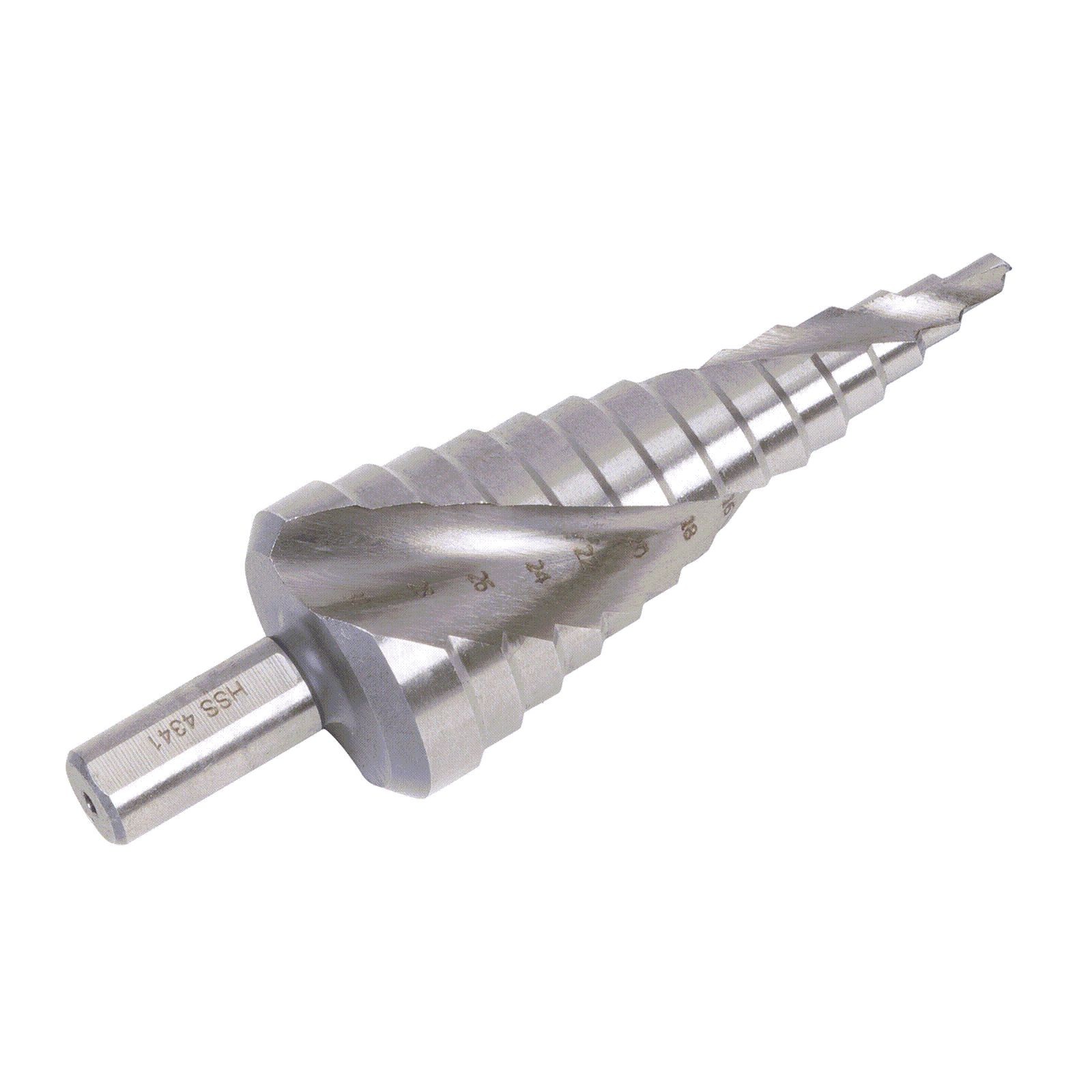 Sealey HSS 4341 Step Drill Bit 4-30mm Spiral Flute AK4748 - Image 3