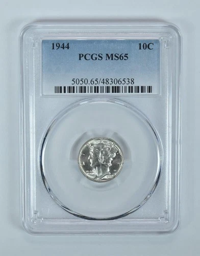 1944 Mercury Dime MS65 PCGS Blue Label *9753