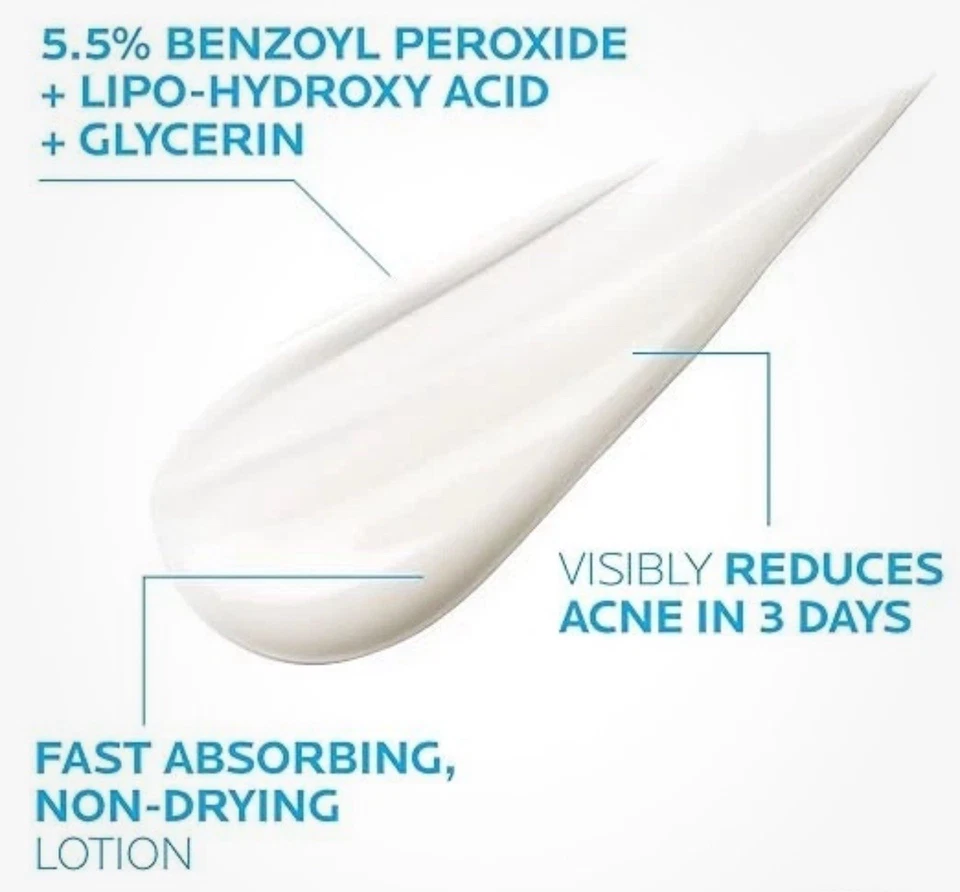 La Roche-Posay Effaclar Duo Tratamiento de Acné Doble Acción 1.35 OZ Lote de 2 NUEVO Foto 3 de 4