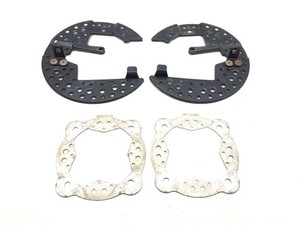 Front Brake Rotor Rock Guards 2008 Can-Am DS450 EFI 3358