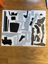 1 lb Carbon Fiber Sheet Tube Scrap (lot 7) for crafts, hobbies