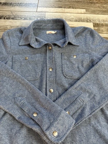 FAHERTY LEGEND SWEATER SHIRT IN GLACIER BLUE TWILL WOMENS SIZE XS - 第 2/6 張圖片