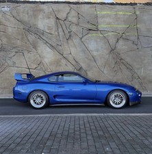 Carbon Fiber Side Skirt Extensions Splitters For Supra Jza80 Mk4 Right Side 