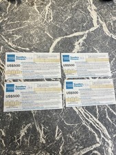 VINTAGE AMERICAN EXPRESS TRAVELLERS CHEQUES LOT TRAVEL 1980s 1990s $2000 USA USD