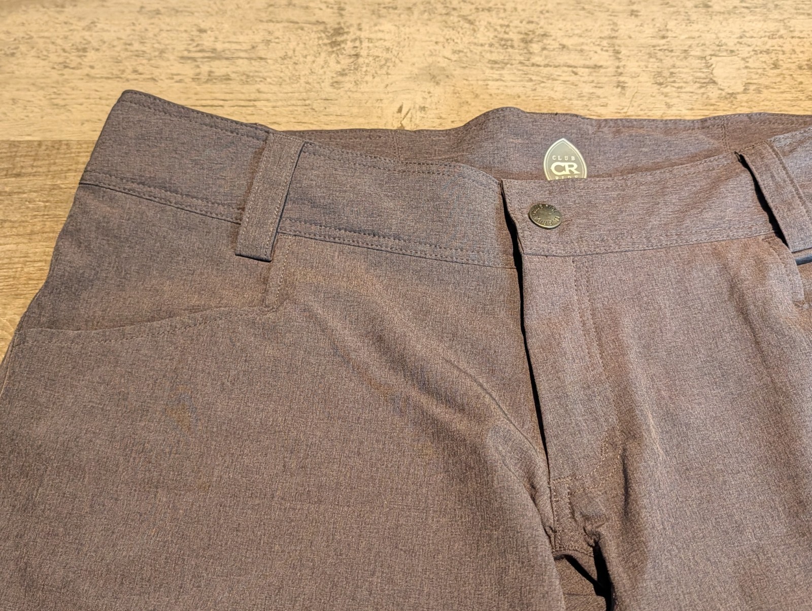 Club Ride Eden Cycling Bike Shorts CR Womens L Gray Adjustable Stretch Pockets