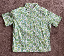 Vtg NEW KMart Ladies Paisley Print button down blouse--Size 12/32 Very Small 