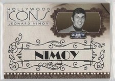 2008 Donruss Americana Celebrity Cuts Hollywood Icons 18/200 Leonard Nimoy 0ei4