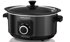 Morphy Richards 3.5L Sear & Stew Slow Cooker 163W - 460012 - Black