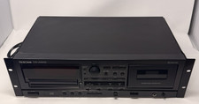 Tascam CD-A500 CD Player Cassette Deck W/REVERSE RACK EARS TESTED