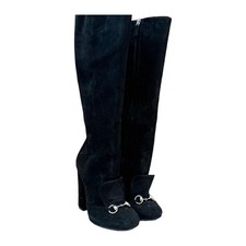 GUCCI Boot US 6.5 EU 36.5 Black Suede