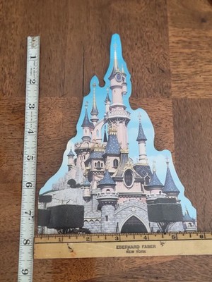 DISNEYLAND RESORT PARIS, Le Chateâu de la Belle au Bois Dormant CUTOUT Postcard