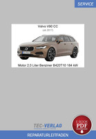 PDF Volvo V90 CC (Ab 2017) Reparaturanleitung Motor 2,0 L Benziner 184 Kw