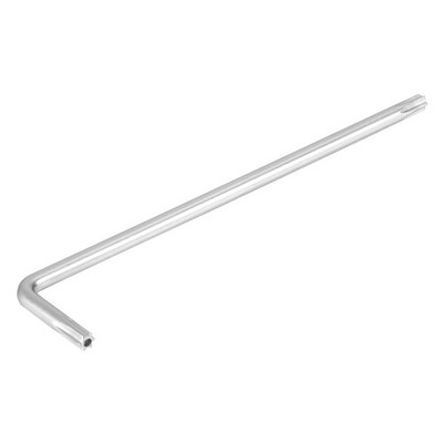 uxcell Long Tamper Proof Torx Star Key Bit Wrench, L-Shape Nickel T25, Silver