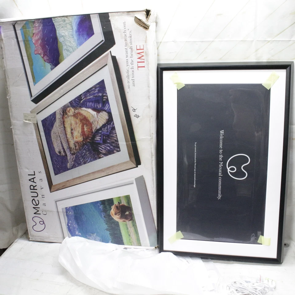 MEURAL Canvas 27" LEONORA Black WIFI Connected Smart Art 29"X19"  FRAME - Image 2 of 4