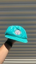 Vintage 1992 U.S. Open Pebble Beach Imperial Rope Hat Checkered Teal