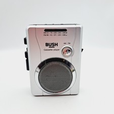 Bush cassette radio player BR630 personal stereo AM FM silver play tested only