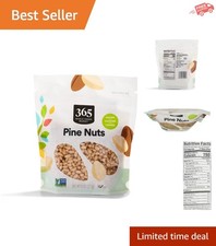 Versatile Unsalted Pine Nuts, 8 Ounce - Enhance Your Culinary Creations