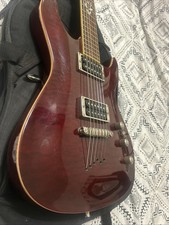 Guitarra Eléctrica Ibanez SZ520QM 2003 De Colección Cuello Rojo A Través Bolsa Cuerdas Nuevas