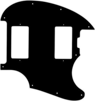 WD Custom Pickguard For Music Man StingRay II #03 Black/White/Black