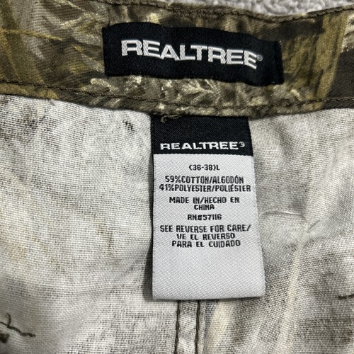 Realtree Hunting Cargo Pants Mens 36-38 Max-1 XT Camo Elastic Waist 6 Pocket - Picture 4 of 16