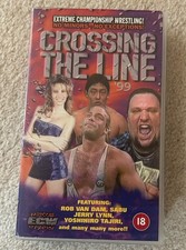 ECW CROSSING THE LINE 1999 WRESTLING VIDEO VHS WWE EXTREME