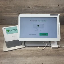 Clover Station C500 POS Point of Sale System + AC Adapter + p550 printer