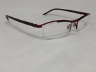 JUST CAVALLI JC55 383 Eyeglasses Frame Half Rimless 54-17-135 Red Matte — photo 1