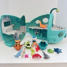 Octonauts Lot: Gup A Midnight Zone Deluxe Playset Capt Barnacles Kwazii Gup B E