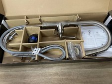 Signature Hardware SHXCBE107ZSS Beasley 1.75 GPM 1 Hole Pre-Rinse Faucet -READ 