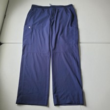 FIGS Axim 2.0 Cargo Scrub Pants Mens 2XL Blue Technical Collection Stretch
