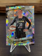 2025 Prizm WNBA Katie Lou Samuelson Cracked Ice Prizm #82 Seattle Storm