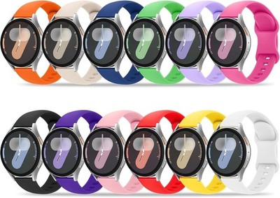 Soft Silicone Sport Strap Compatible with Samsung Galaxy Watch 40mm 44mm