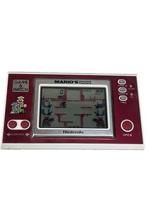 Nintendo Game and Watch Mario's Cement Factory ML-102, 1983 Tested Working