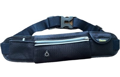 Tanluhu Waist FANNY PACK for Cell Phone Hiking Cycling Black With Strap Pack