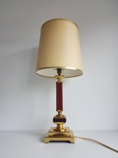 Art Deco Vintage 1960s Retro Brass Table Lamp