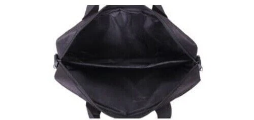 Borsa Nera per Pc notebook fino a 15.6" Impermeabile Antiurto Con Tracolla - Foto 4 di 4