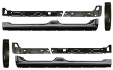 Rocker Panel Inner Rocker Cab Corner Kit  for 99-07 Chevy GMC Silverado Crew Cab