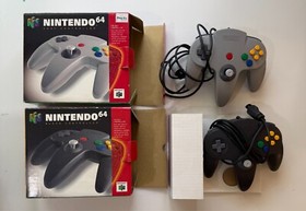 4 Nintendo Controller Lot - Includes Boxes - Not CIB - N64, SNES, NES Advantage