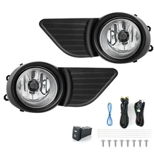 Fit For 2011-2017 Toyota Sienna Front Bumper Fog Lights 1 Pair Left+Right