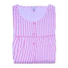 Long Sleeved Nightie Slenderella Womens Striped Cotton Luxury Nightdress Ladies