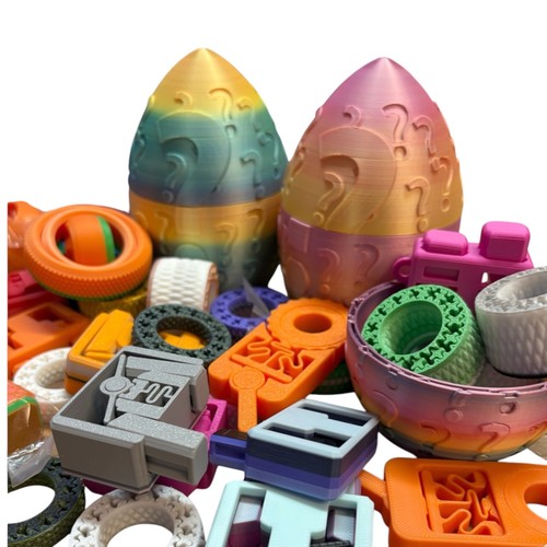 Paquete de huevos misteriosos - ¡5 juguetes inquietos multicolores para aliviar el estrés! - Imagen 7 de 7