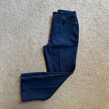 H.I.S. Jeans Womens 18 (30x30) High Rise Straight Leg Blue Dark Wash Denim Vtg