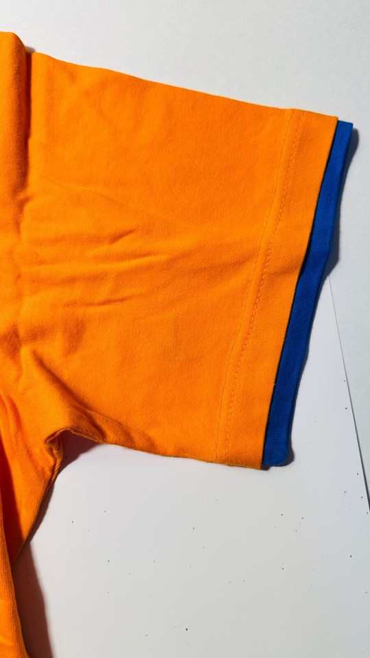 Dragon Ball Z Mens TShirt Goku Kame Costume Shirt Orange with blue