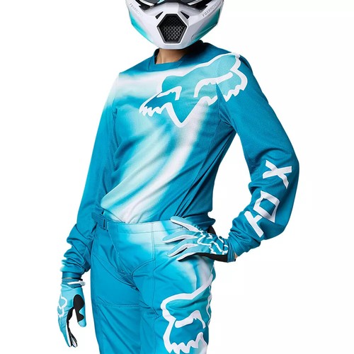 FOX RACING WOMENS 180 TOXSYK MX JERSEY - MAUI BLUE - MOTOCROSS/OFFROAD - 第 2/3 張圖片