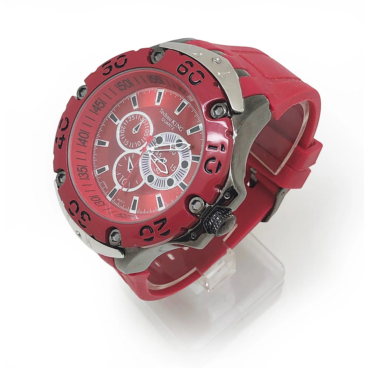 TECHNO KING MEN STRONG HEAVY BIG FACE WATCHES