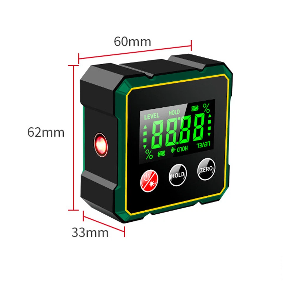 Digital Angle Finder with Electronic Laser - 4-side Strong Magnetic Angle Gauge - Image 4 of 4