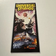 Universal Studios Hollywood Brochure 1991 ET Earthquake King Kong Jaws OC14